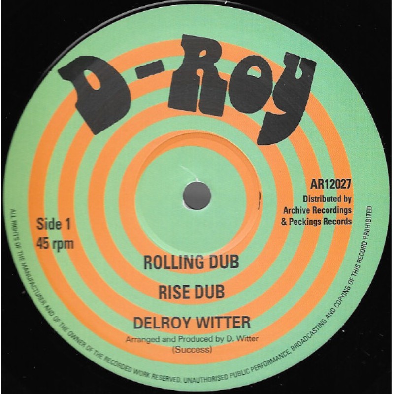 Rolling Dub; Rise Dub / Talk It Out Dub; Augustus Dub